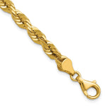 14K Diamond-cut Rope with Fancy Lobster Clasp Chain