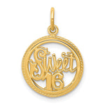 10k SWEET Circle Charm