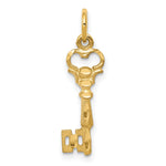 10k Solid Key Charm