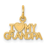 10K I LOVE MY GRANDPA Charm