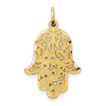 10k Filigree Chamseh Charm