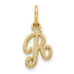 10k Small Script Initial R Charm
