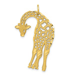 10k Large Cut-out Giraffe Charm
