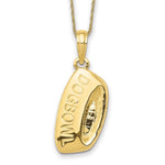 10k DOG BOWL Necklace