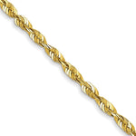 10k Extra-Light Diamond Cut Rope Chain