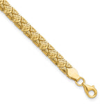 10K Polished Fancy Mermaid Pattern w/ ext. Bracelet