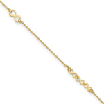 10K Polished Infinity Plus Extender - Total Anklet