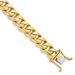 10k Hand-Polished Traditional Curb Link Chain