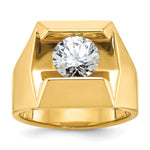 IBGoodman 14k 2 1/2 carat Lab Grown Diamond VS/SI+ G+ Complete Men's Ring