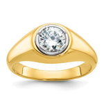 14k IBGoodman Men's Complete Lab Grown VS/SI FGH Dia Ring