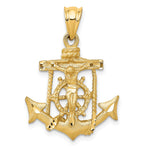 14k Mariner's Cross Pendant