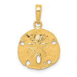 14k Polished Sand Dollar Pendant