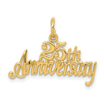 14k 25th ANNIVERSARY Charm