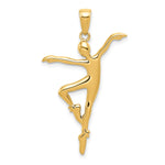 14k Ballet Dancer Pendant