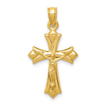 14K Crucifix Reversible to Cross Pendant