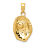 14K Baseball Glove And Ball Pendant