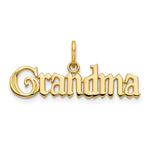 14k GRANDMA Charm