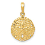 14k Sand Dollar Pendant