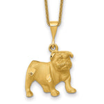 14k Bulldog Necklace