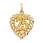 14k a Heart Charm