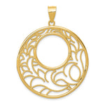 14k Circle Pendant