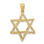 14k Fancy Star of David Pendant