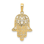 14k Filigree Chamseh Pendant