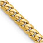 14K Solid Miami Cuban Link with Lobster Clasp Chain
