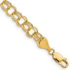 14k Double Link Charm Bracelet