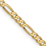 14K Flat Figaro with Lobster Clasp Chain