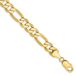 14K Flat Figaro with Lobster Clasp Chain