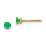 14k Madi K Emerald Earrings
