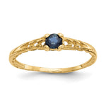 14k Madi K Sapphire Birthstone Size 3 Ring