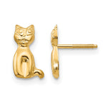 14k Madi K Cat Post Earrings