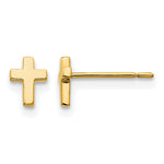 14k Madi K Tiny Cross Post Earrings