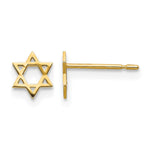 14k Madi K Star of David Post Earrings