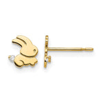 14k Madi K CZ Bunny Post Earrings