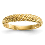 14k Madi K Kids Polished Twist Size 4.5 Ring