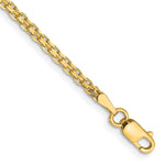 14K Lightweight Flat Bismark with Lobster Clasp Bracelet