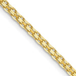 14K Lightweight Flat Bismark with Lobster Clasp Chain