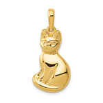 14K Cat Pendant