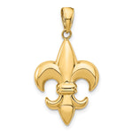 14k Medium Fleur-De-Lis Pendant