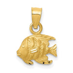14K Bannerfish Pendant