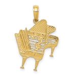 14k Piano Pendant