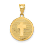 14k Reversible Cross & 1st Holy Communion Charm