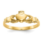 14k Size 1 Claddagh Ring