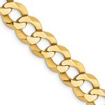 14K Lightweight Flat Cuban with Lobster Clasp Chain