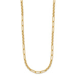 14K Polished Fancy Link Necklace