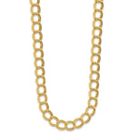 14K Polished Fancy Link Necklace