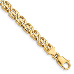14K Hand Polished Fancy Link with Lobster Clasp Chain